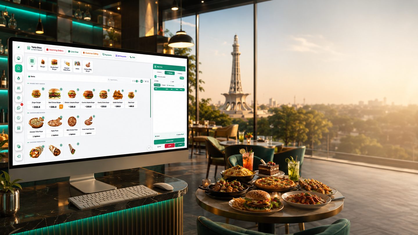 Restozay POS system in a Lahore restaurant