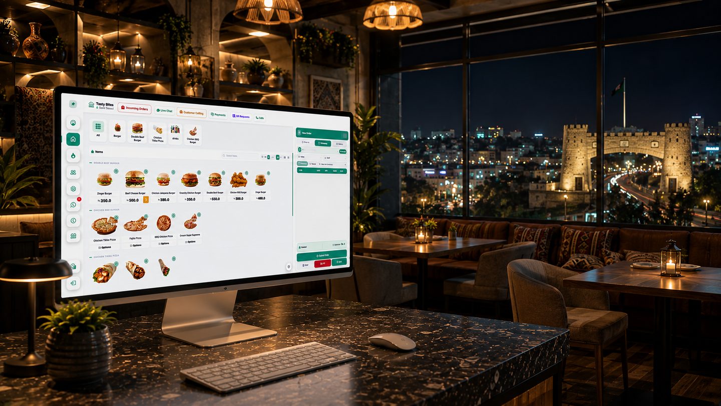 Restozay POS system in a Peshawar restaurant